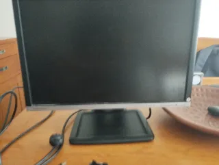 Monitor HP Negro/Plateado