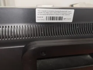 Monitor HP Negro/Plateado