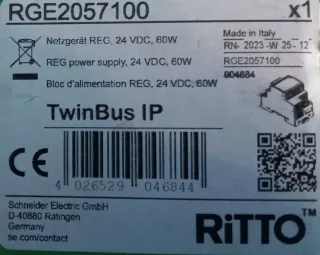 Fuente alimentación RITTO TwinBus IP 24V