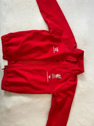 Chaqueta Liverpool Niño Warrior Roja