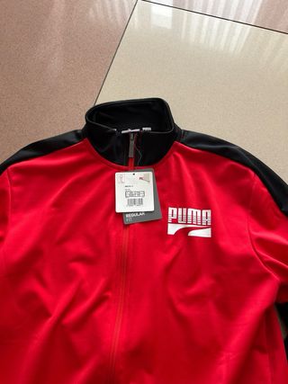 Chándal Puma Rojo y Negro Talla XS Nuevo.