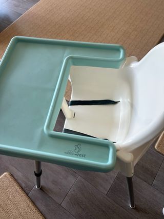 Silla alta bebé plástico protector silicona