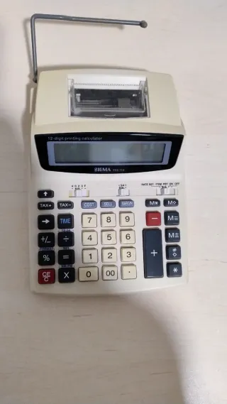 Calculadora Sigma 12 dígitos con impresora