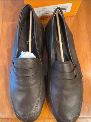 Mocasines piel para casa Chinela talla 42