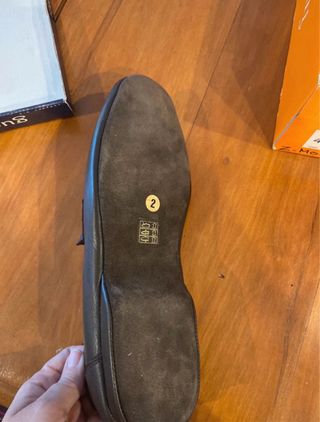 Mocasines piel para casa Chinela talla 42