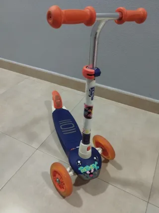 Patinete 3 Ruedas Infantil con Casco