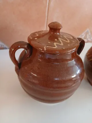 Lote 2 Vasijas Terracota.Muy antiguas. Artesania