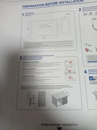 Fregadero Cocina Grande Acero Inoxidable