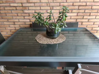 Tavolo da giardino estensibile + 6 sedie