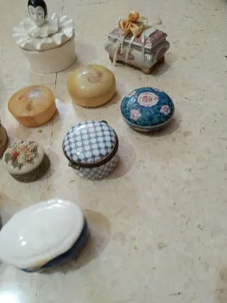 Colección de cajitas decorativas