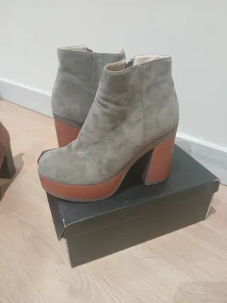 Botines de tacón mujer talla 40