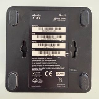 Cisco ATA SPA 122 con Router
