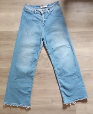 Pantalón vaquero ancho Navissi azul