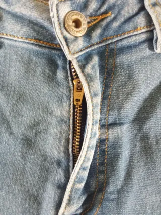 Pantalón vaquero ancho Navissi azul