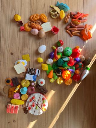 Cocina de juguete de madera