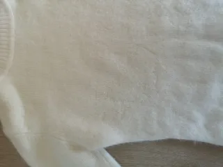 Jersey Angora Cuello Alto Crema