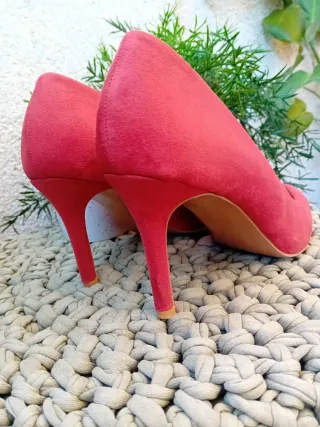 Zapatos de tacón Marypaz salmón