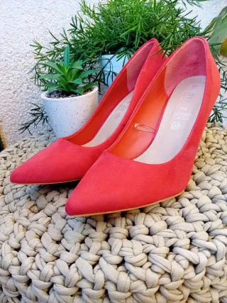 Zapatos de tacón Marypaz salmón