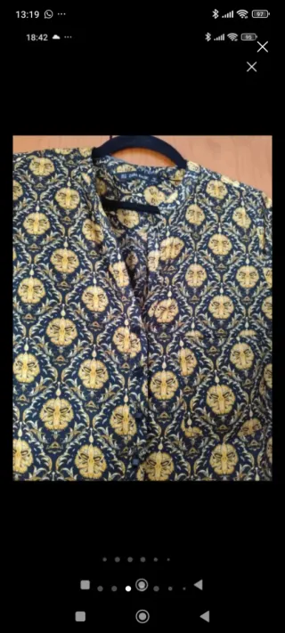 Blusa estampada Zara