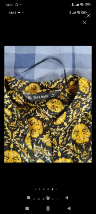 Blusa estampada Zara