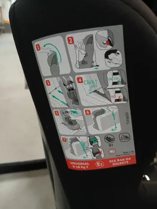 Silla coche Nania Grupo 1, 9-18 kg, ISOFIX