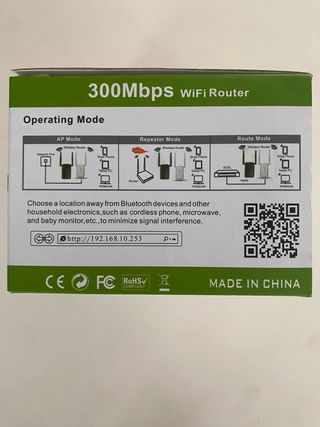 Router WiFi 300 Mbps WN532N2 marca Aigital