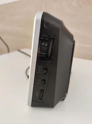 Radio Reloj Philips AJ3231 Plata/Blanco