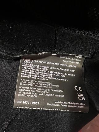 Casco Esquí Bolle Talla S 52-55 cm