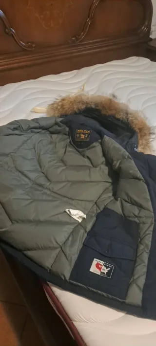 Parka Woolrich Originale Blu