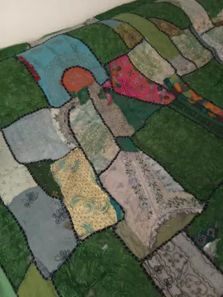 Jarapa de pared grande patchwork