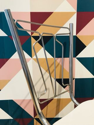 Sillas vintage cromadas (2 unidades)