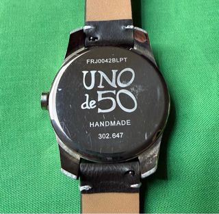 Reloj UNO de 50 Negro y Plateado