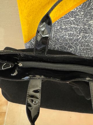 Nuova Borsa nera con fiocco