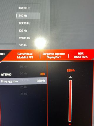 Monitor Asus ROG 380Hz