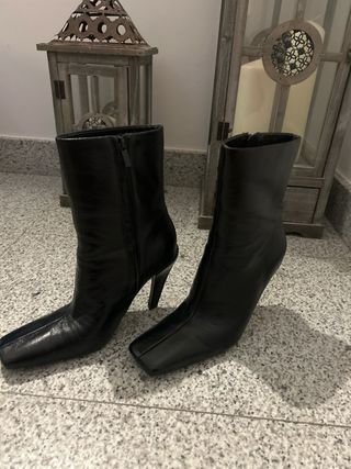 Botin de piel Zara Talla 37