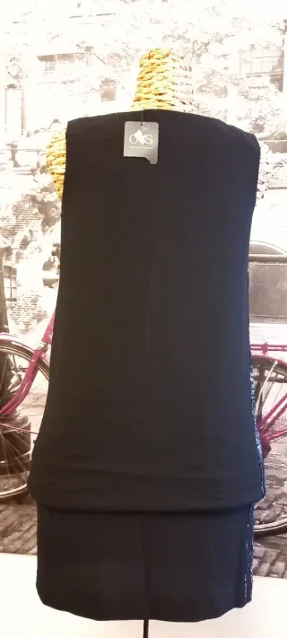 Abito fantasia bianco e nero