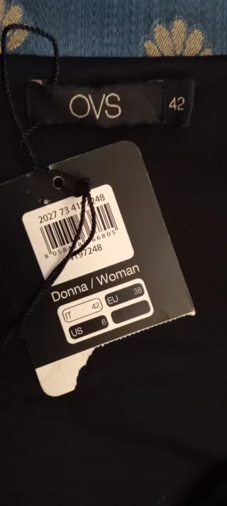 Abito fantasia bianco e nero