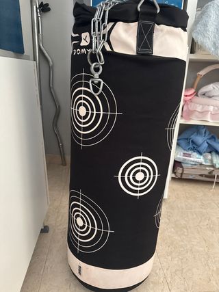 Saco de boxeo con dianas