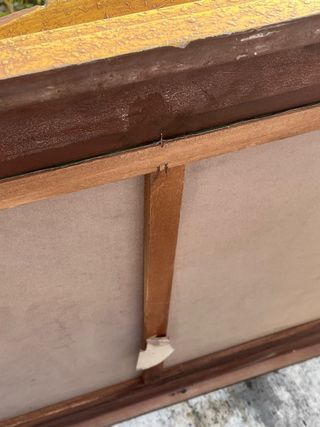 Antico dipinto olio su tela