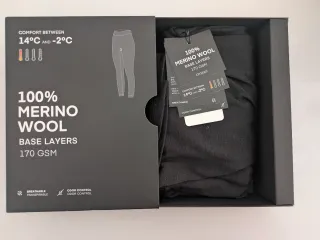 Leggings Oysho, 100% Lana Merino, Talla M