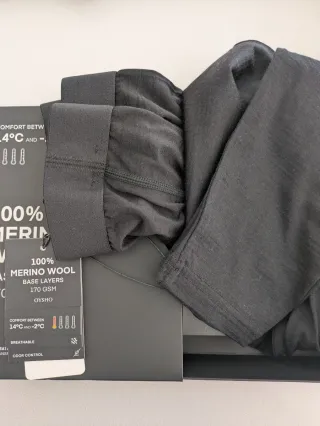 Leggings Oysho, 100% Lana Merino, Talla M