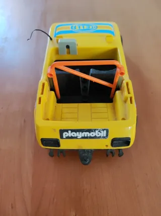 Coche Rally Playmobil Antiguo