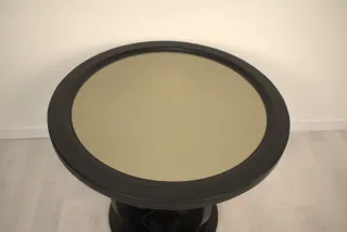 Elegante Tavolino antico con piano in specchio