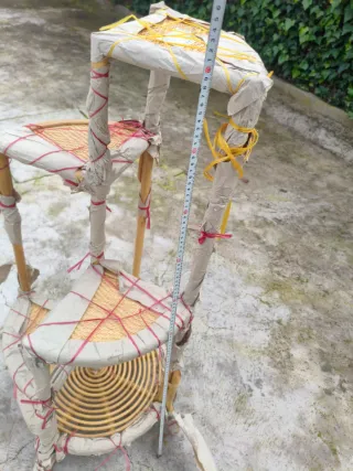 Estantería de bambú