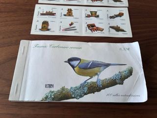 Talonario Sellos Fauna Carbonero Común