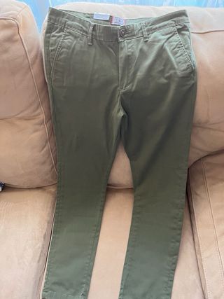 Pantalón Chino Jack&Jones Algodón Verde