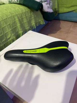 Sillín Bici Ergo Fit Negro/Verde