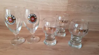 Lote 5 Vasos Keler y Tilford