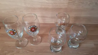 Lote 5 Vasos Keler y Tilford