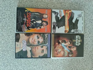 Lote 4 Películas DVD: Transporter, Star Wars, Grea
